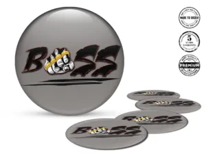 Domed emblem Premium Look Sleek Labels for Vehicles